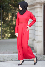 Kırmızı Elbise 7084 - Thumbnail
