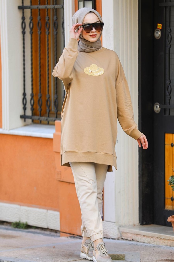 Latté-Neva Style-Tunique Hijab-30241LT - 2