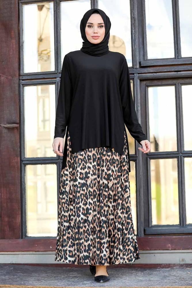 Leopard Dual Suit Dress 41331LP - 1