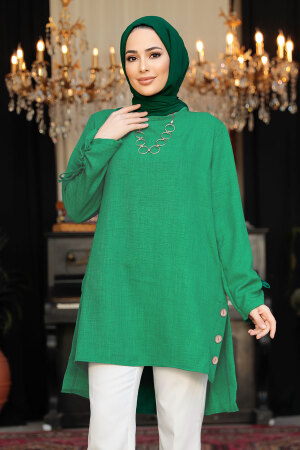 Light Green Women Tunic 41281AY - 1