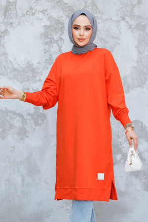 Light Red Modest Tunic 30645AK - 1