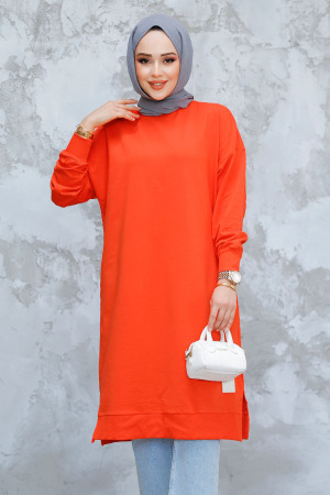 Light Red Modest Tunic 30645AK - 2