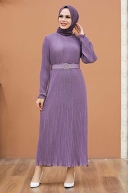 Lila Hijab Dress 2751LILA - Thumbnail