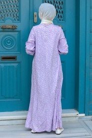 Lila Hijab Dress 7660LILA - Thumbnail