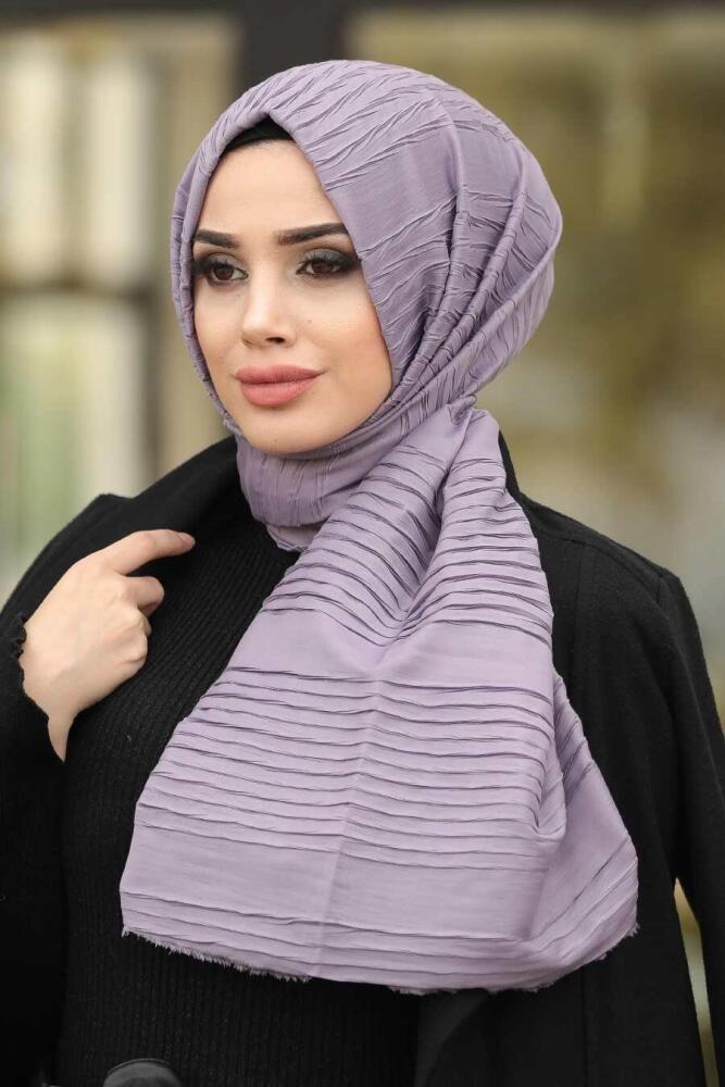 Lila Hijab Shawl 7504LILA - 1