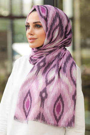 Lila Hijab Shawl 7539LILA - 1