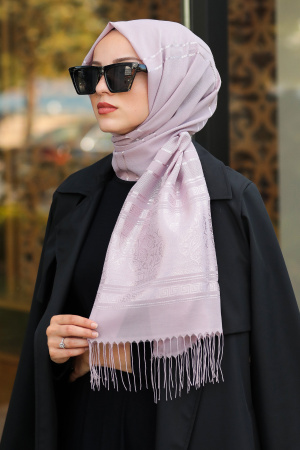 Lila Hijab Shawl 7545LILA - 1