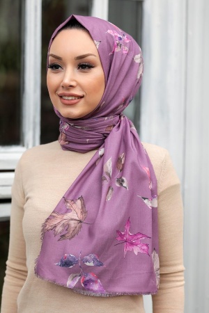 Lila Hijab Shawl 7569LILA - 1
