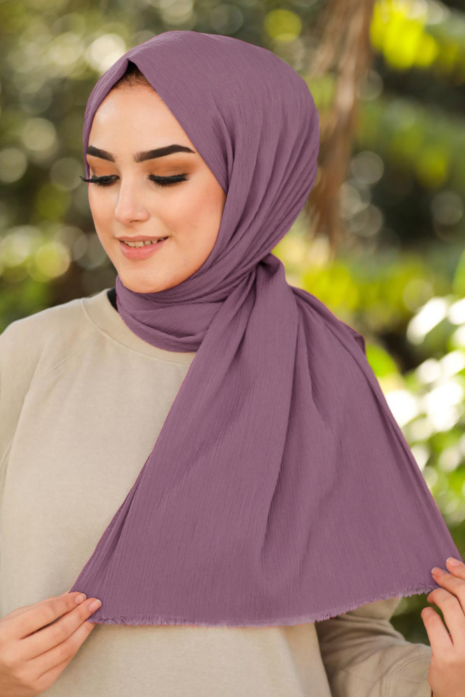 Lila Hijab Shawl 7571LILA - 1