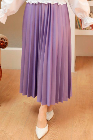 Lila Hijab Skirt 4892LILA - Thumbnail