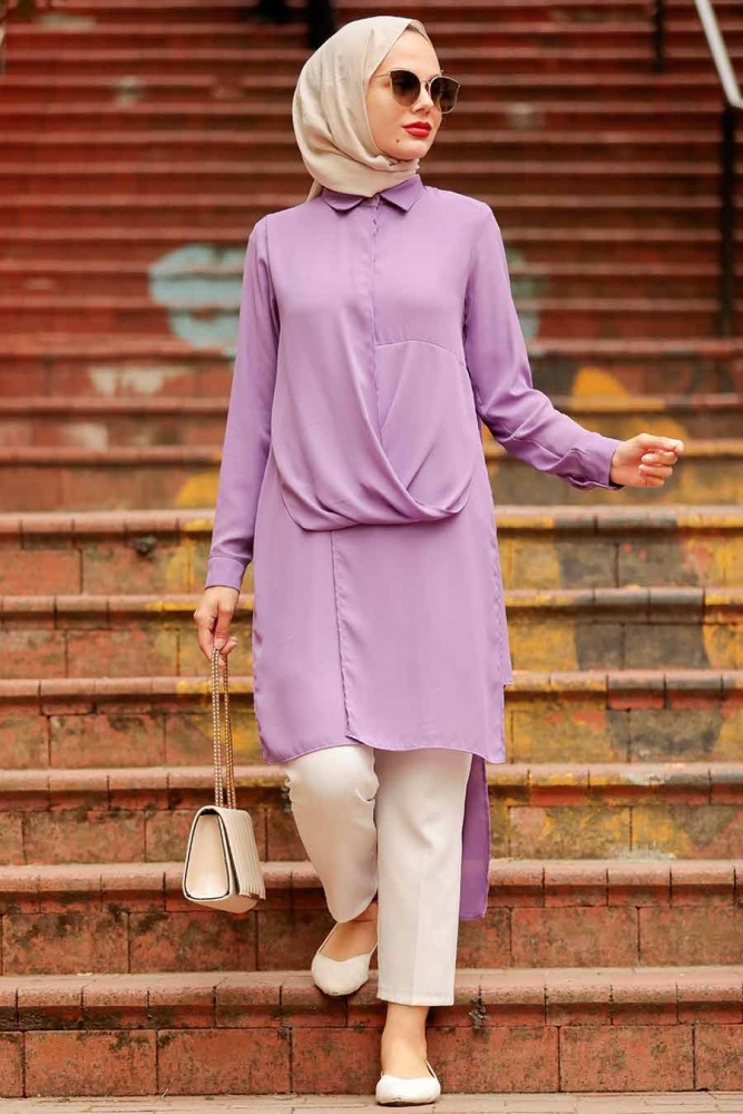 Lila Hijab Tunic 24320LILA - 1