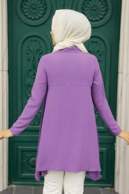 Lila Hijab Tunic 4601LILA - Thumbnail