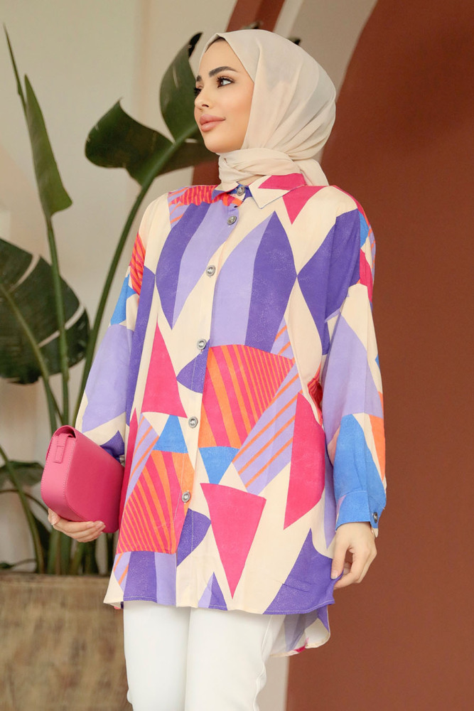 Lila Modest Tunic 20404LILA - 3