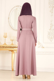 Lilas - Nayla Collection - Robe Hijab 42240LILA - Thumbnail