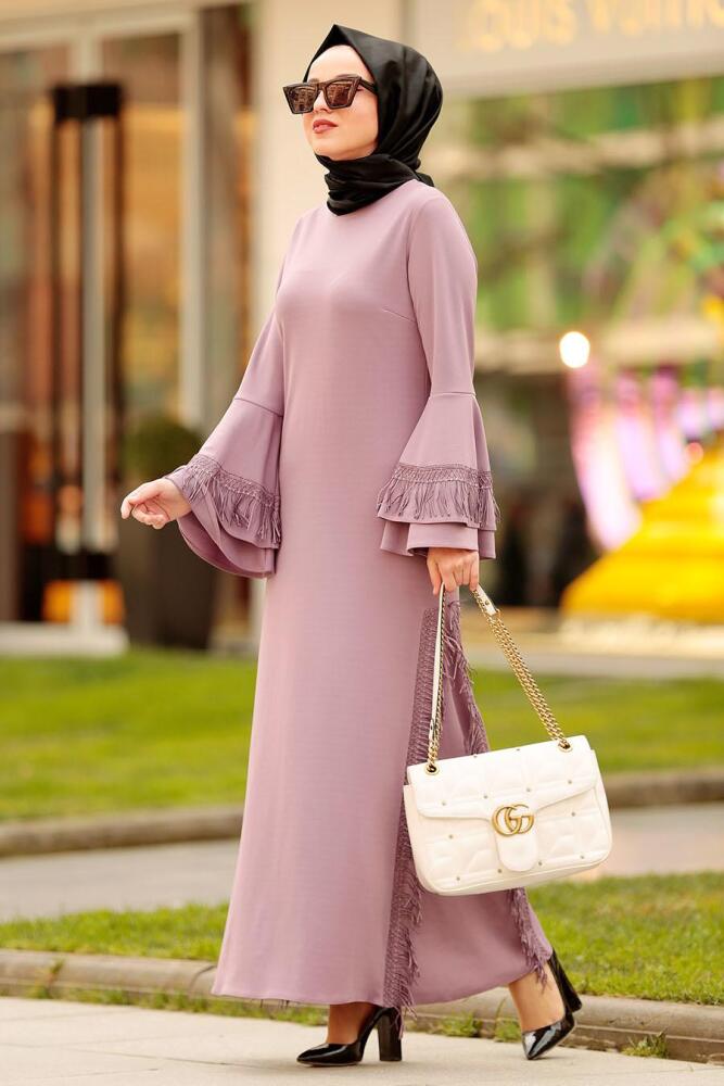 Lilas - Nayla Collection - Robe Hijab 4260LILA - 1