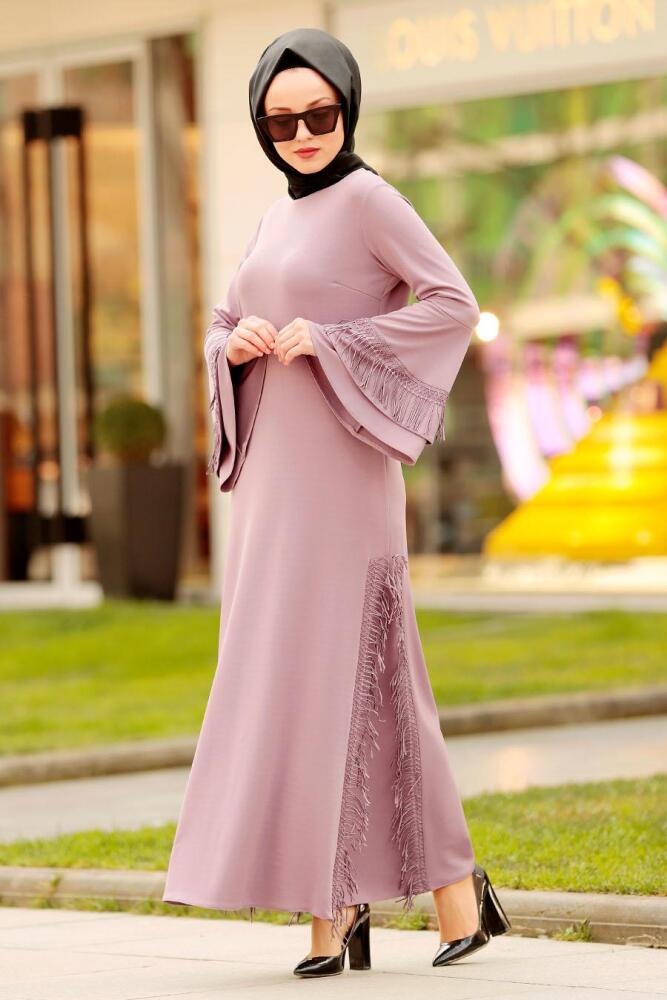 Lilas - Nayla Collection - Robe Hijab 4260LILA - 3