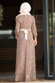 Léopard- Nayla Collection - robe hijab 815201LP - Thumbnail