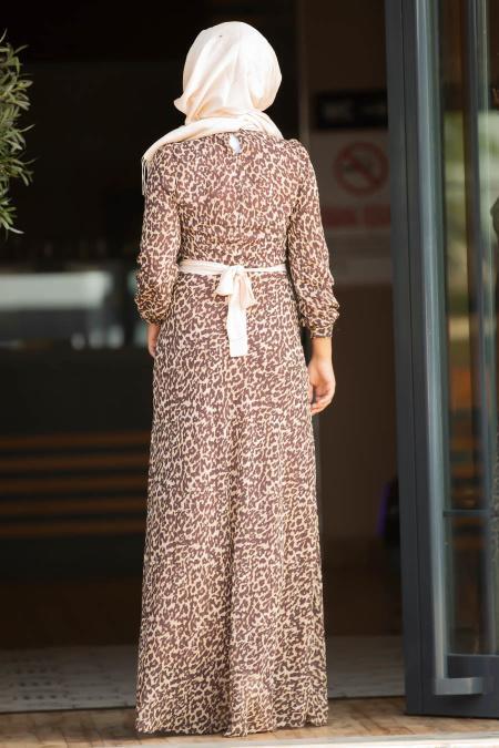 Léopard- Nayla Collection - robe hijab 815201LP - 2