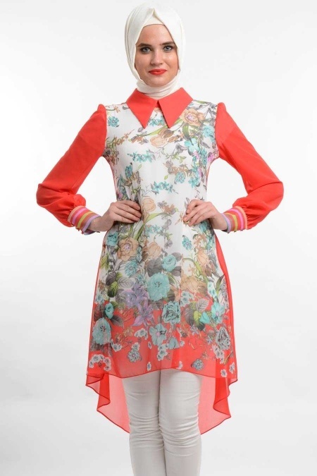 Mahber - Flowered Patterned Tunic