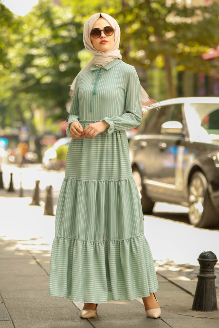 Menthe - Nayla Collection - Robe Hijab 100410MINT