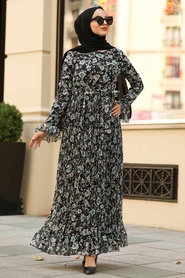 Menthe - Neva Style - Robe Hijab - 13931MINT - Thumbnail