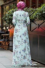 Menthe - Neva Style - Robe Hijab - 815219MINT - Thumbnail