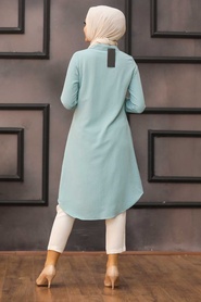 Menthe - Neva Style - Tunique Hijab - 467MINT - Thumbnail