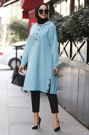 Menthe-Neva Style-Tunique Hijab-470MINT - Thumbnail
