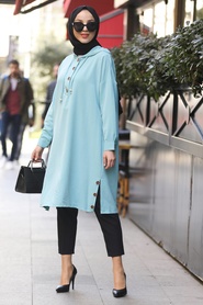 Menthe-Neva Style-Tunique Hijab-470MINT - Thumbnail