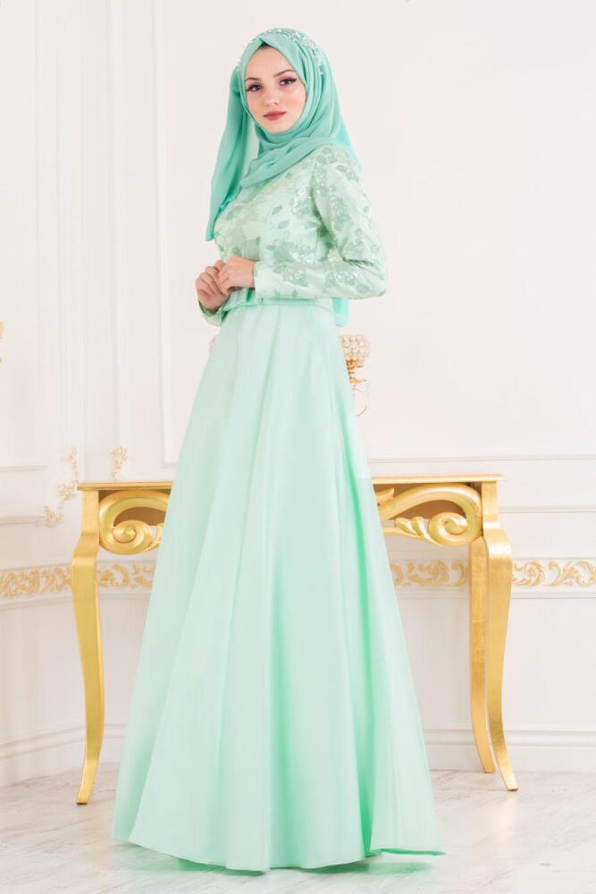 Menthe - Tuay - Robe de Soirée 2372MINT - 1