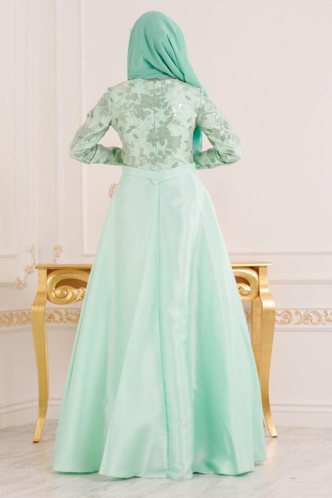 Menthe - Tuay - Robe de Soirée 2372MINT - 3