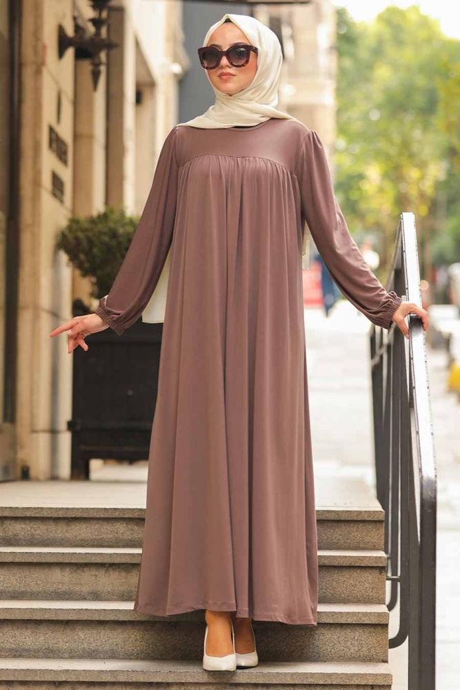 Mink Hihab Dress 5174V - 1