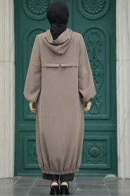 Mink Hijab Coat 5698V - Thumbnail