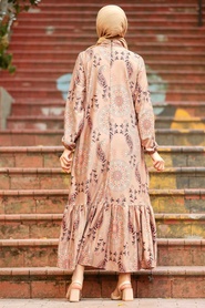 Mink Hijab Dress 11851V - Thumbnail