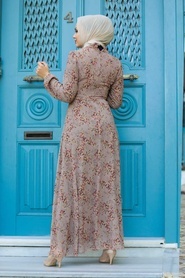 Mink Hijab Dress 279011V - Thumbnail