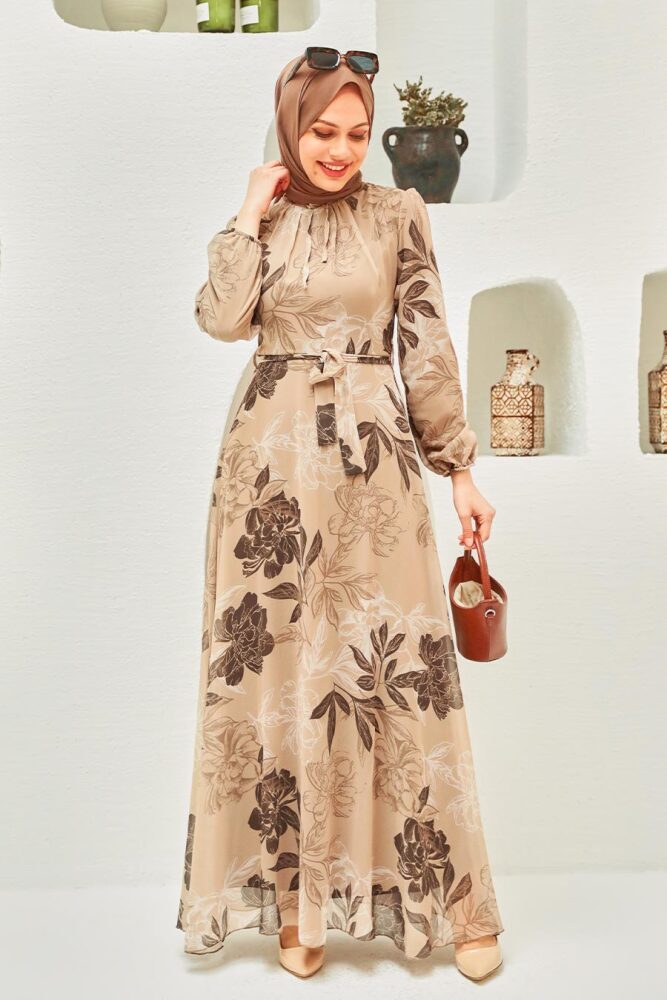 Mink Hijab Dress 279062V - 2