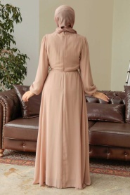 Mink Hijab Dress 27922V - Thumbnail