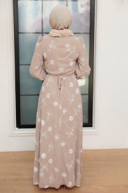 Mink Hijab Dress 32944V - Thumbnail
