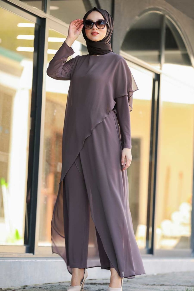 Mink Hijab Jumpsuit 51291V - 1