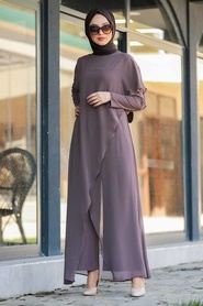 Mink Hijab Jumpsuit 51291V - Thumbnail