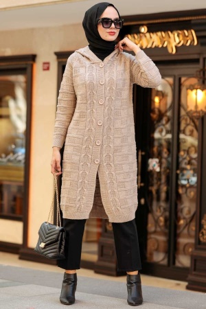 Mink Hijab Knitwear Cardigan 41201V - 2