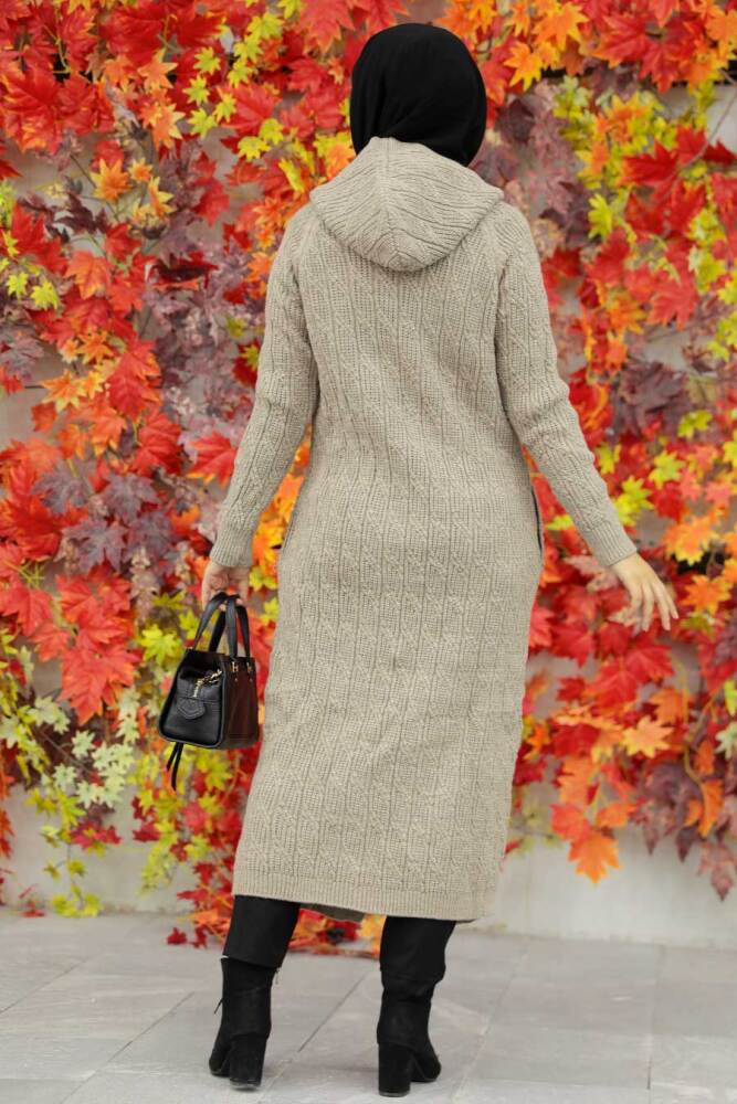 Mink Hijab Knitwear Cardigan 70250V - 6
