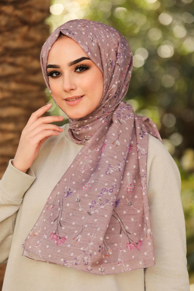 Mink Hijab Shawl 7543V - 1