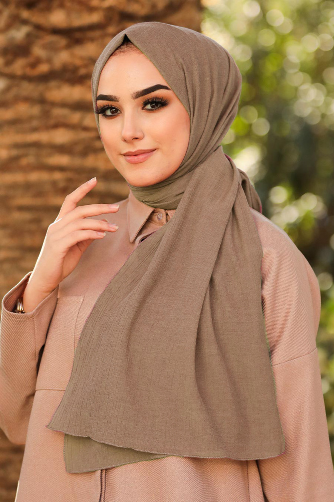Mink Hijab Shawl 7563V - 1