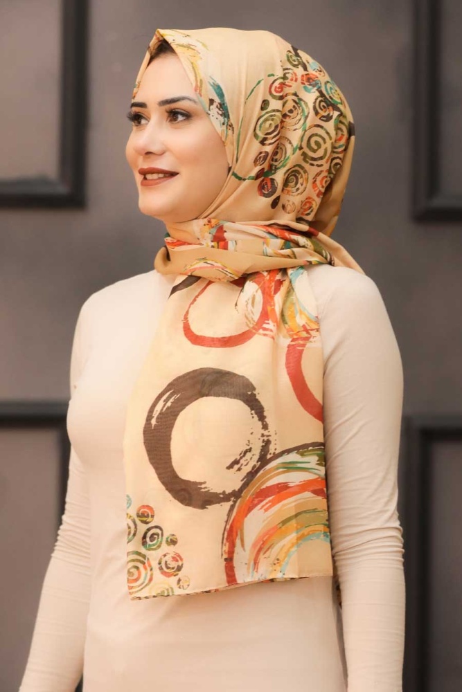 Mink Hijab Shawl 7564V - 1