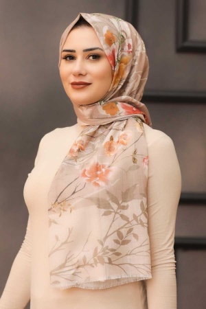 Mink Hijab Shawl 7565V - 1