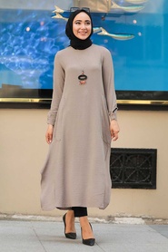 Mink Hijab Tunic 2365V - Thumbnail