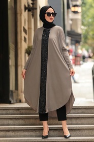 Mink Hijab Tunic 48460V - Thumbnail