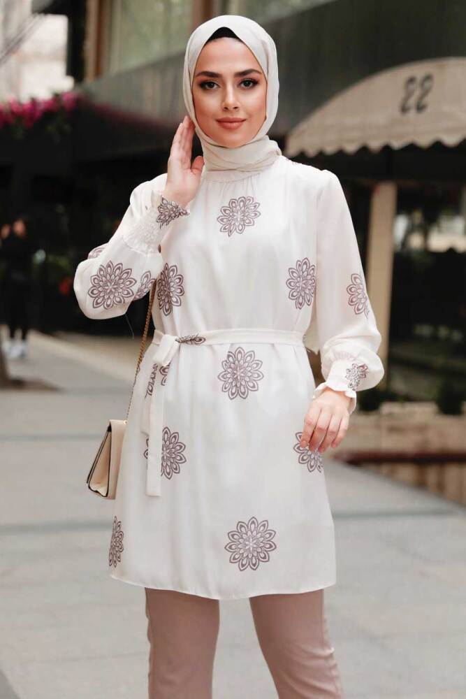 Mink Hijab Tunic 5725V - NEVA STYLE