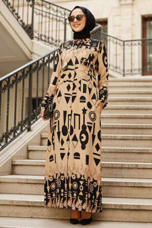 Mink Modest Maxi Dress 35202V - 1